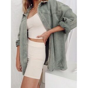 12th Tribe Oversized Button Down